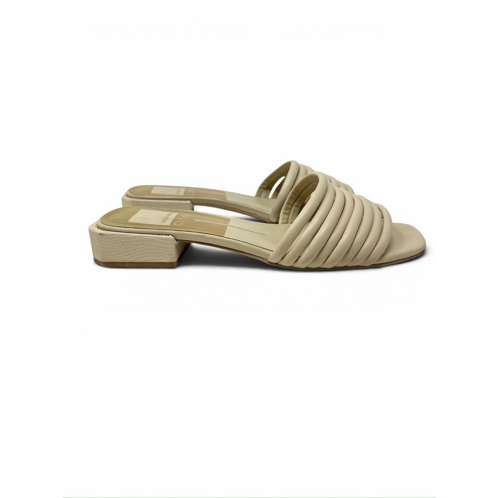 Dolce‎ Vita Priana Heel Open Toe Cream Stella Shoe Womens Sz 8